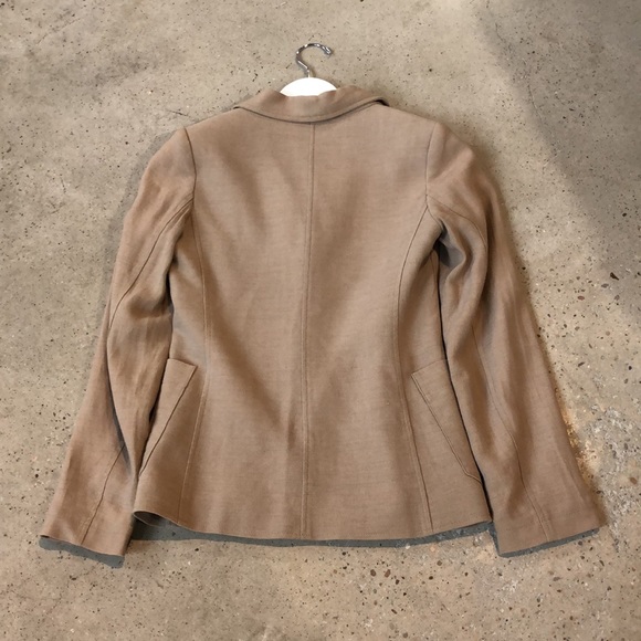 Judith & Charles Beige Linen Blazer - Picture 2 of 11